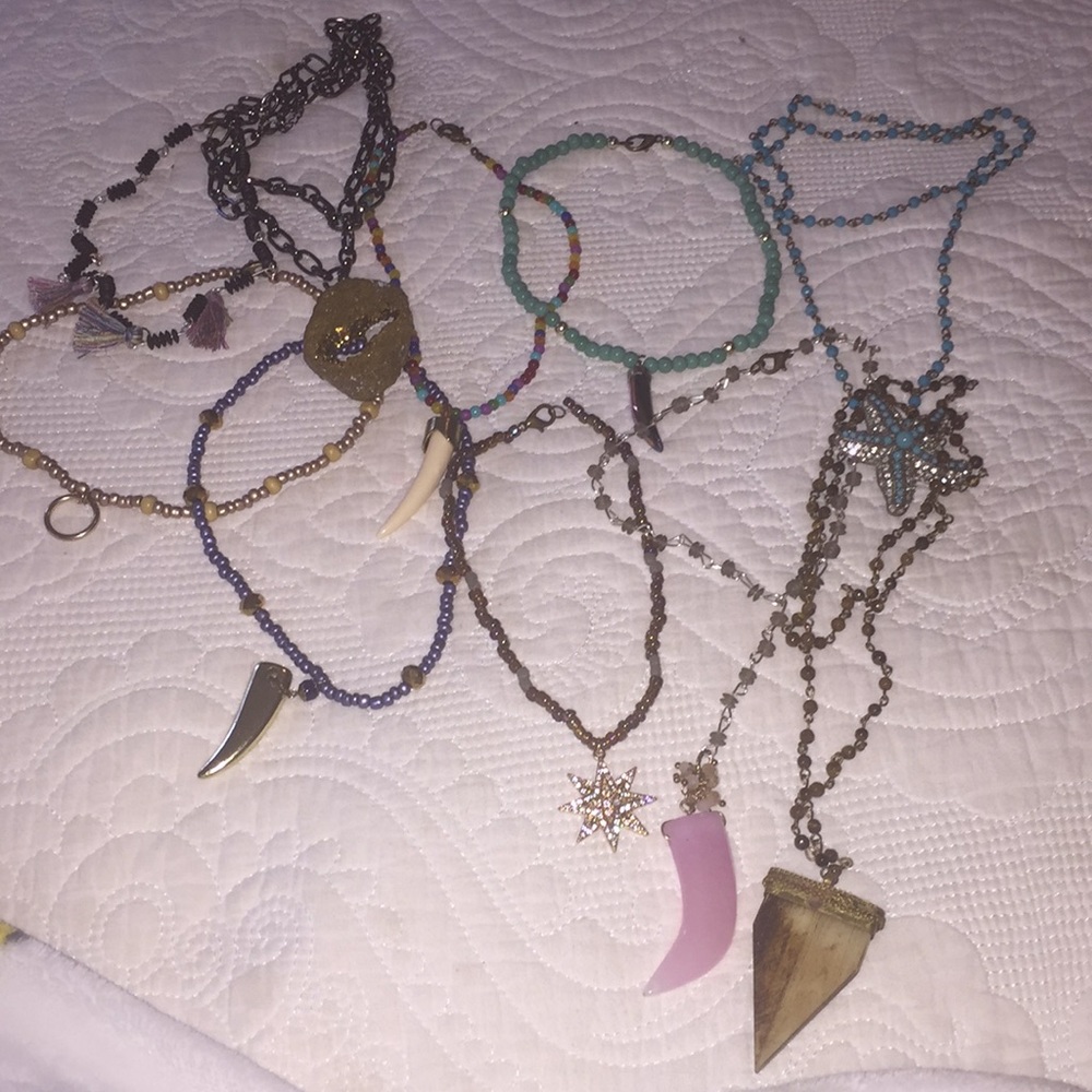 Handmade necklaces never worn